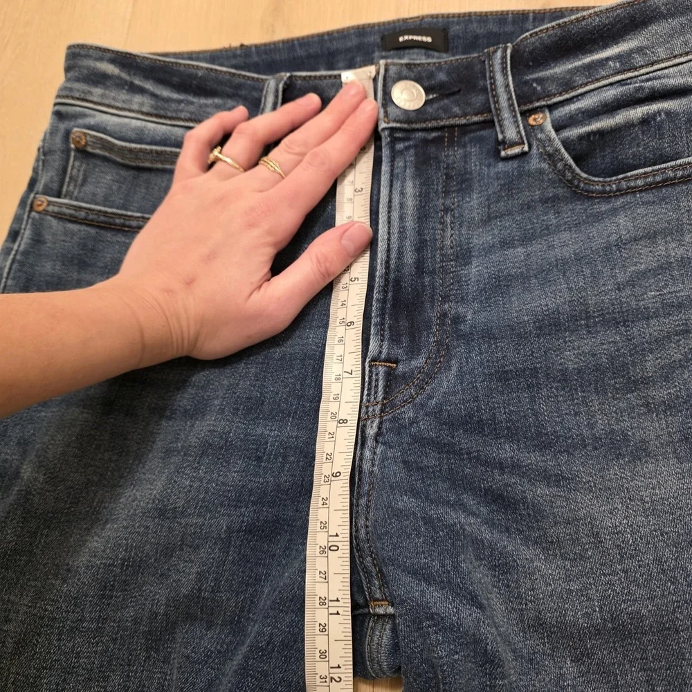 Express Medium Wash Athletic Skinny Ultra Hyper Stretch Casual Jeans Size 32×32